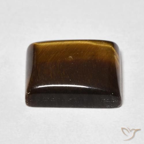 Occhio di tigre Marrone caldo naturale da 5.71 ct, Taglio a baguette, Opaco