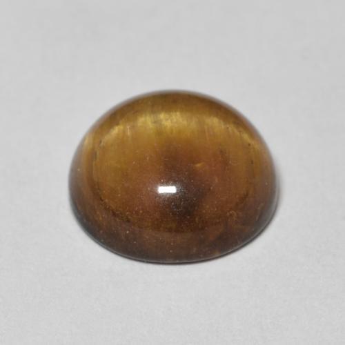 Occhio di tigre Marrone medio naturale da 3.57 ct, Rotondo, Opaco