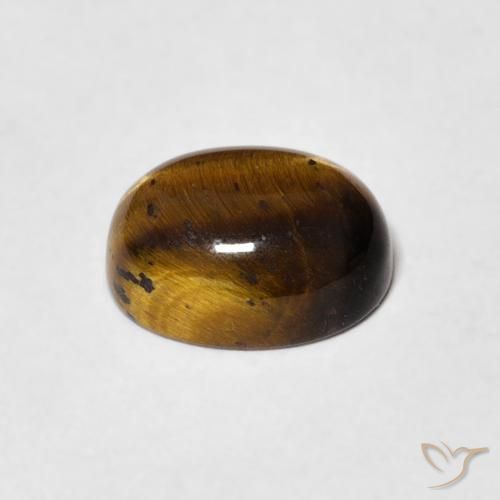 Occhio di tigre Marrone medio naturale da 2.10 ct, Ovale, Opaco