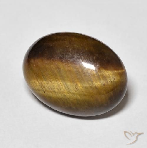 Occhio di tigre Marrone caldo naturale da 8.85 ct, Ovale, Opaco