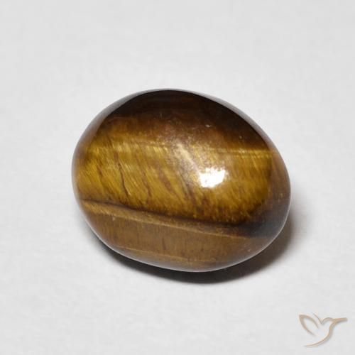 Occhio di tigre Pan di zenzero marrone naturale da 3.44 ct, Ovale, Opaco