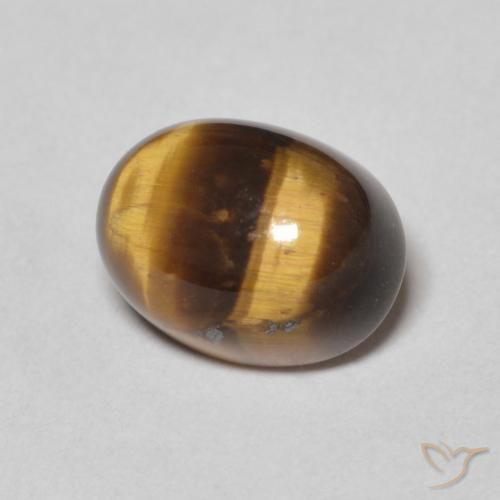 Occhio di tigre Pan di zenzero marrone naturale da 2.83 ct, Ovale, Opaco