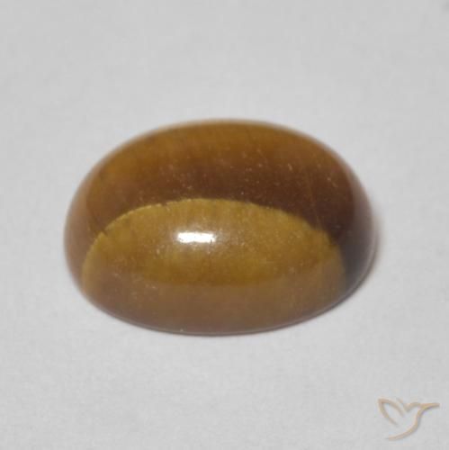 Occhio di tigre Marrone medio naturale da 2.78 ct, Ovale, Opaco