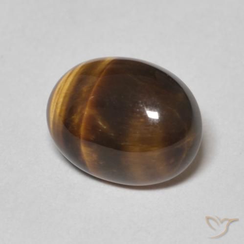 Occhio di tigre Pan di zenzero marrone naturale da 2.20 ct, Ovale, Opaco