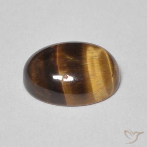 Occhio di tigre Pan di zenzero marrone naturale da 2.20 ct, Ovale, Opaco