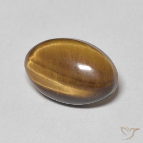 Occhio di tigre Marrone caldo naturale da 3.71 ct, Ovale, Opaco