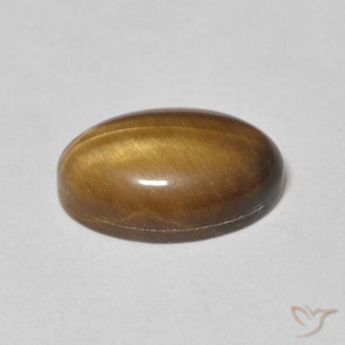 Occhio di tigre Marrone caldo naturale da 3.71 ct, Ovale, Opaco