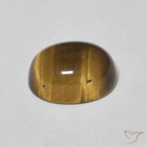 Occhio di tigre Marrone medio naturale da 2.09 ct, Ovale, Opaco