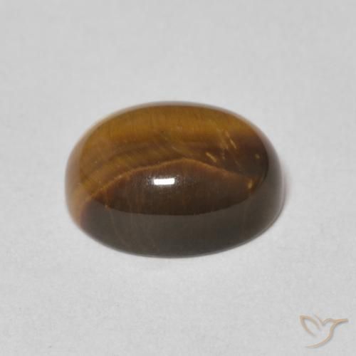 Occhio di tigre Marrone caldo naturale da 2.09 ct, Ovale, Opaco