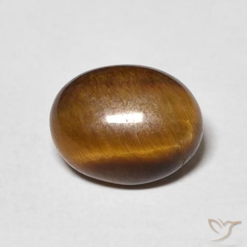 2.62ct Naturale Marrone caldo Occhio di tigre, Ovale, Opaco