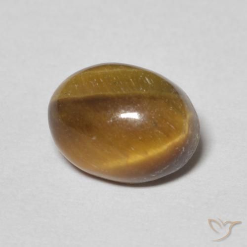 Occhio di tigre Marrone medio naturale da 1.70 ct, Ovale, Opaco