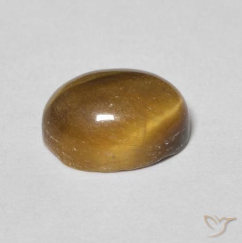 Occhio di tigre Marrone medio naturale da 1.70 ct, Ovale, Opaco