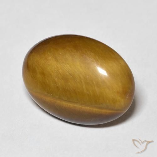 Occhio di tigre Marrone medio naturale da 9.25 ct, Ovale, Opaco