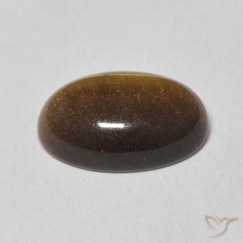Occhio di tigre Marrone caldo naturale da 5.56 ct, Ovale, Opaco