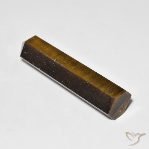 Occhio di tigre Hickory Brown naturale da 25.96 ct, Taglio a fantasia, Opaco