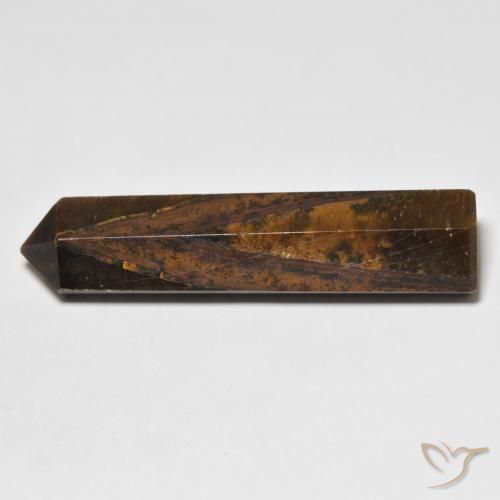 Occhio di tigre Hickory Brown naturale da 25.96 ct, Taglio a fantasia, Opaco
