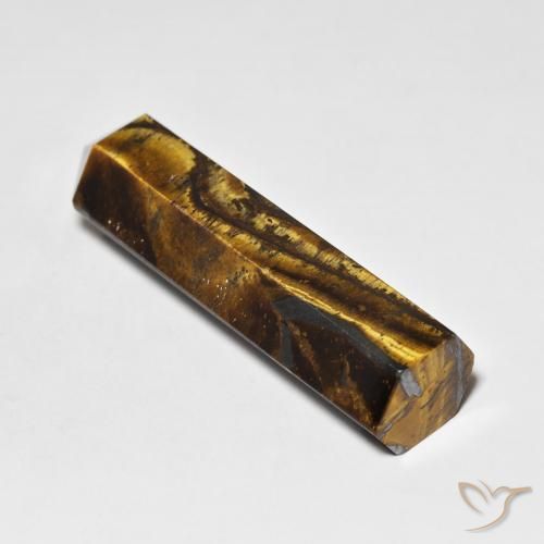 Occhio di tigre Marrone giallastro naturale da 36.44 ct, Taglio a fantasia, Opaco