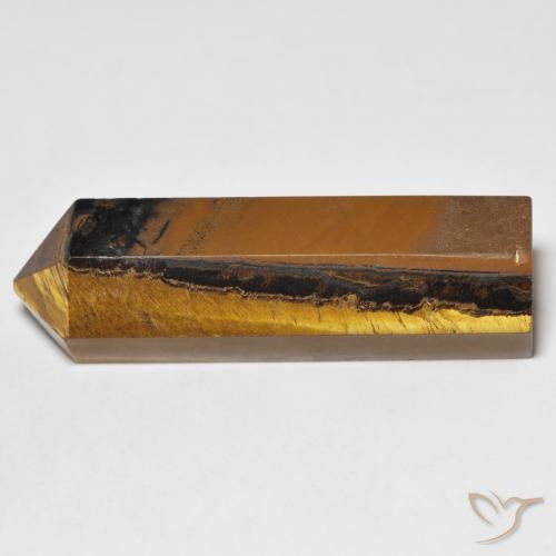 Occhio di tigre Marrone dorato naturale da 36.84 ct, Taglio a fantasia, Opaco