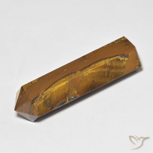 25.91ct Naturale Marrone caldo Occhio di tigre, Taglio a fantasia, Opaco