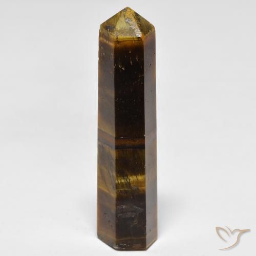 Tiger's eye naturale marrone da 26,11 ct, forma fantasia, opaco