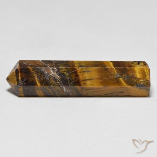 Occhio di tigre Medium Dark-Brown naturale da 29.67 ct, Taglio a fantasia, Opaco