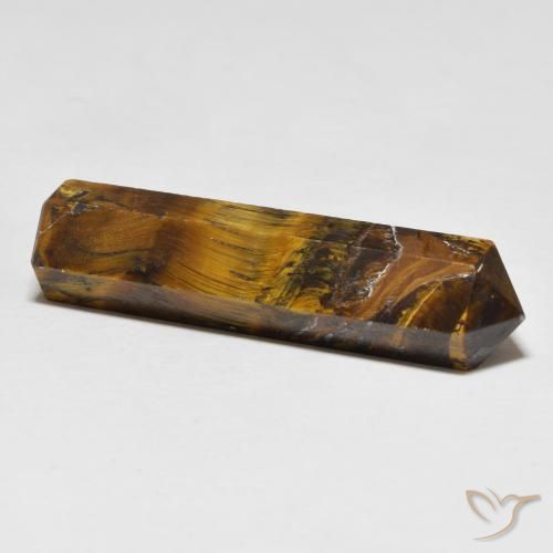 Occhio di tigre Medium Dark-Brown naturale da 29.67 ct, Taglio a fantasia, Opaco