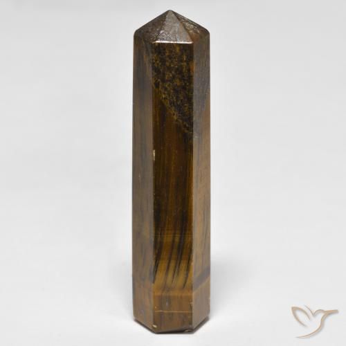 Occhio di tigre Marrone medio naturale da 26.97 ct, Taglio a fantasia, Opaco