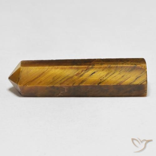 Occhio di tigre Medium Light-Brown naturale da 32.34 ct, Taglio a fantasia, Opaco