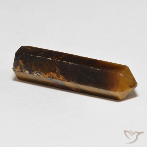 Occhio di tigre Medium Light-Brown naturale da 32.34 ct, Taglio a fantasia, Opaco