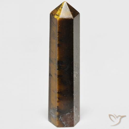 Occhio di tigre Marrone dorato naturale da 19.26 ct, Taglio a fantasia, Opaco