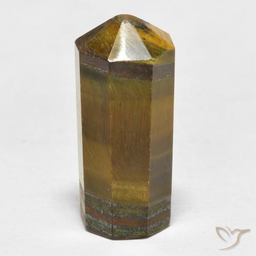 Occhio di tigre Marrone dorato naturale da 16.04 ct, Taglio a fantasia, Opaco