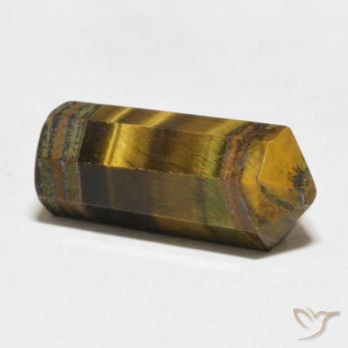 Occhio di tigre Marrone dorato naturale da 16.04 ct, Taglio a fantasia, Opaco