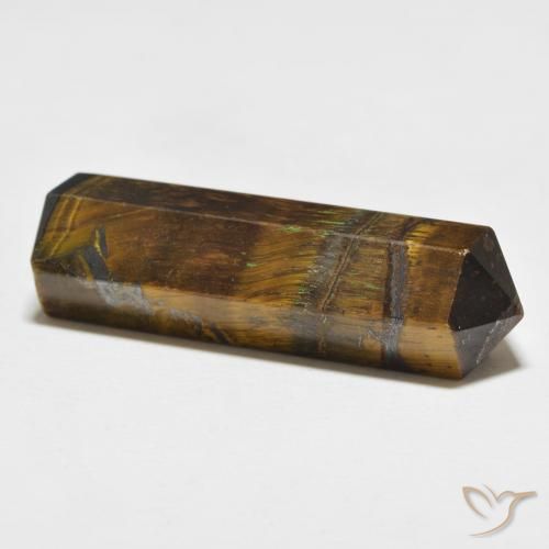 Occhio di tigre Marrone caldo naturale da 43.83 ct, Taglio a fantasia, Opaco