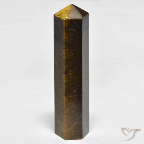 Occhio di tigre Marrone dorato naturale da 27.00 ct, Taglio a fantasia, Opaco