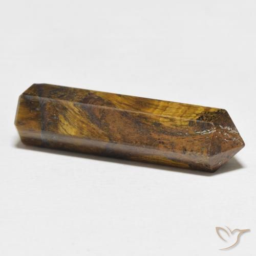 Occhio di tigre Marrone giallastro naturale da 17.80 ct, Taglio a fantasia, Opaco