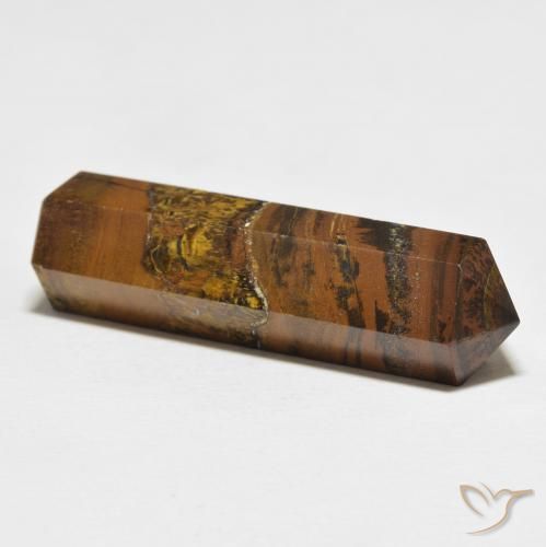 Occhio di tigre Marrone giallastro naturale da 36.68 ct, Taglio a fantasia, Opaco