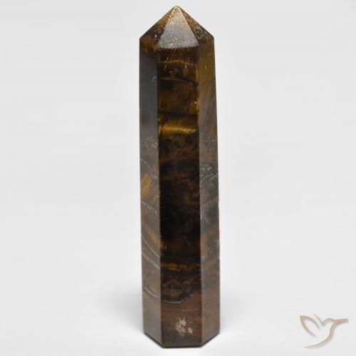 Occhio di tigre Marrone giallastro naturale da 29.75 ct, Taglio a fantasia, Opaco