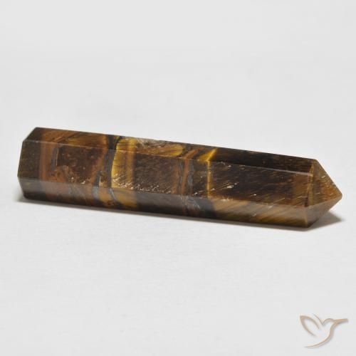 Occhio di tigre Marrone giallastro naturale da 29.75 ct, Taglio a fantasia, Opaco