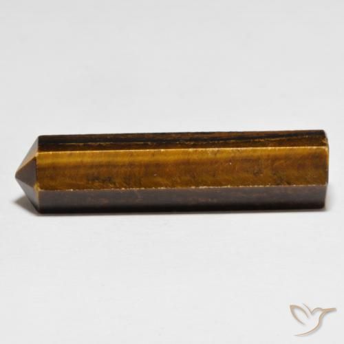 Occhio di tigre Medium Light-Brown naturale da 33.34 ct, Taglio a fantasia, Opaco