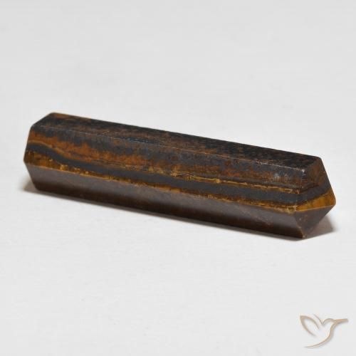 Occhio di tigre Medium Light-Brown naturale da 33.34 ct, Taglio a fantasia, Opaco