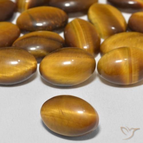 Occhio di tigre Marrone caldo naturale da 3.79 ct, Ovale, Opaco