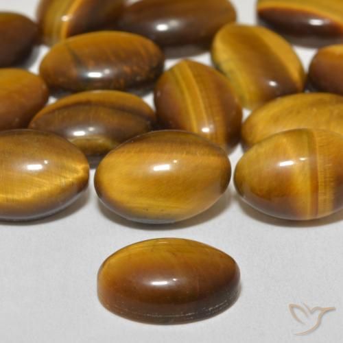 Occhio di tigre Marrone caldo naturale da 3.79 ct, Ovale, Opaco