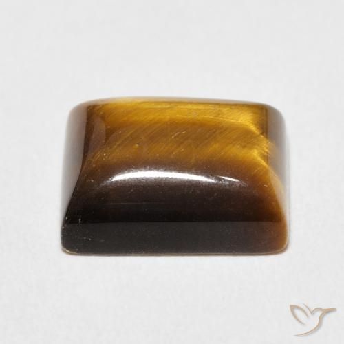 Occhio di tigre Pan di zenzero marrone naturale da 6.08 ct, Taglio a baguette, Opaco