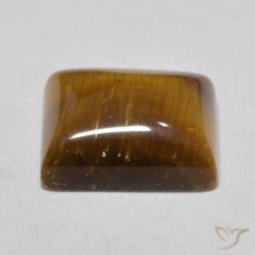 Occhio di tigre Marrone caldo naturale da 6.25 ct, Taglio a baguette, Opaco