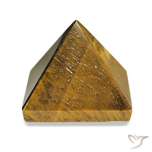 Occhio di tigre Marrone dorato naturale da 76.33 ct, Quadrato, Opaco