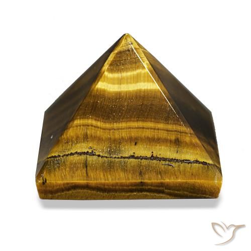Occhio di tigre Marrone dorato naturale da 80.21 ct, Quadrato, Opaco