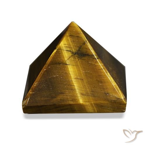Occhio di tigre Marrone giallastro naturale da 72.39 ct, Quadrato, Opaco