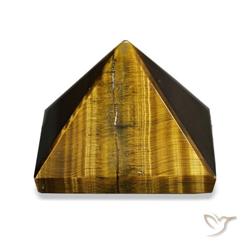 Occhio di tigre Marrone giallastro naturale da 85.18 ct, Quadrato, Opaco