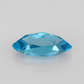 Topazio naturale blu da 1,40 ct, marchesa, VVS-VS