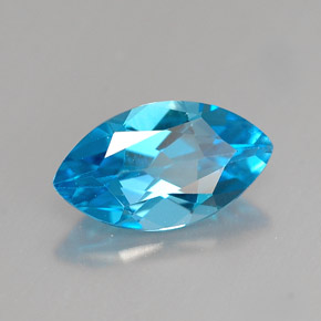 Topazio naturale blu da 1,54 ct, marchesa, VVS
